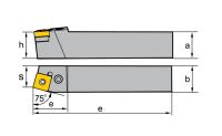 Резец токарный PSBNR 4040 S2509