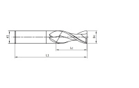 Фреза твердосплавная M121-4CSP-160004