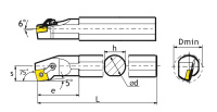 Расточной резец S32S-MCKNR12
