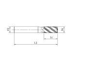 Фреза твердосплавная M121-4ESP-080