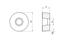 Пластина RCMX 120400S AC150P