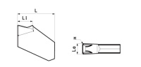 Пластина отрезная ZQMX3N1-1E-UP520